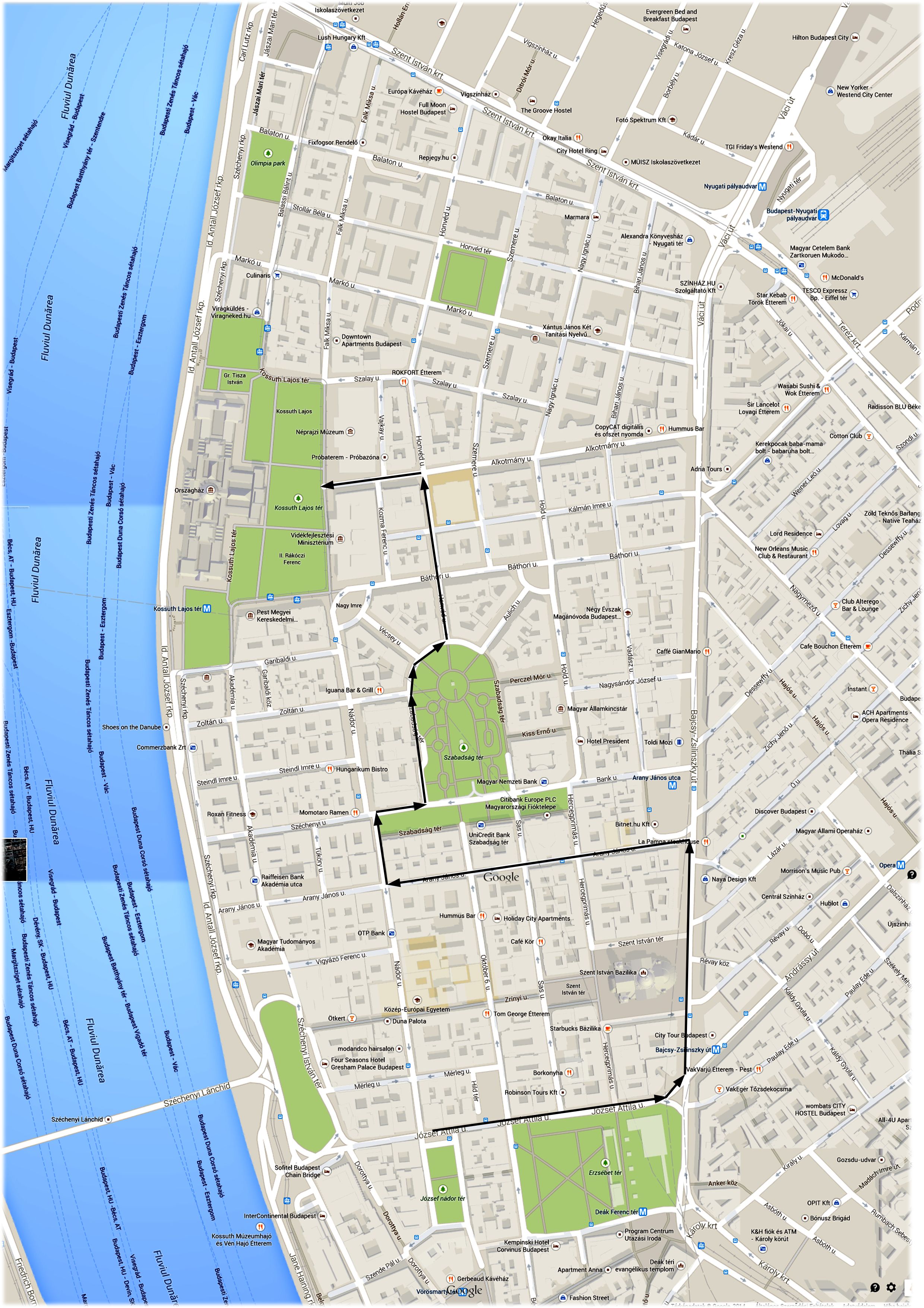 budapest v kerület térkép Ideiglenes forgalomkorlátozás Budapest V. kerületében | A Magyar  budapest v kerület térkép