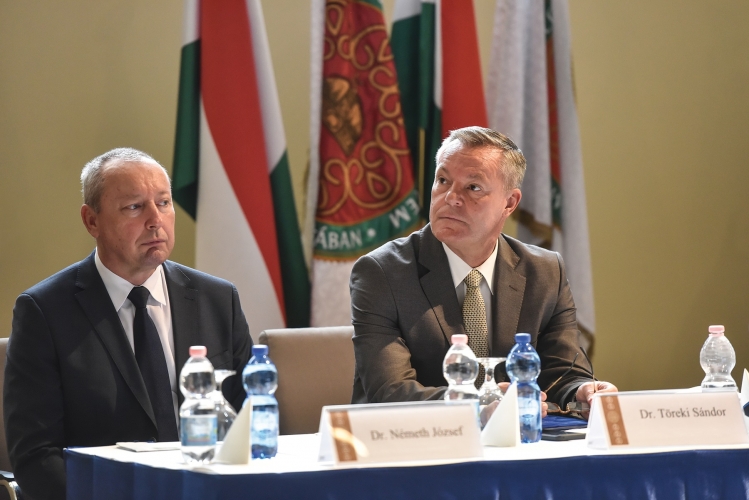 Németh József ezredes és Töreki Sándor vezérőrnagy