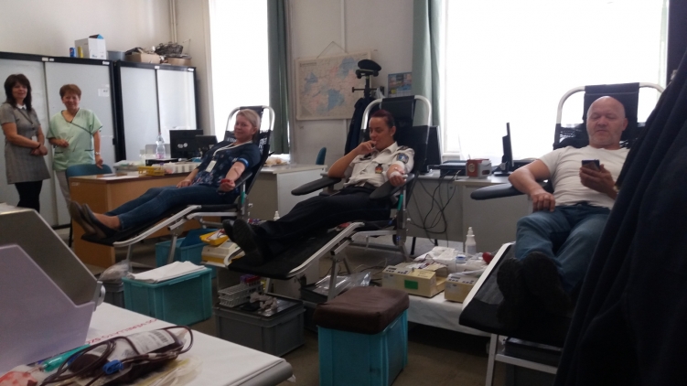 Vért adtak a balassagyarmati rendőrök