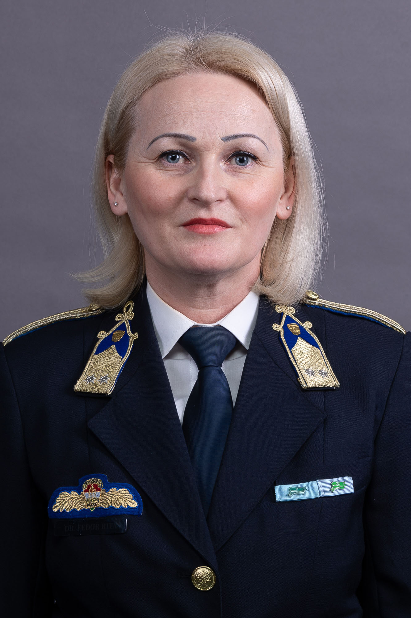 dr. Fedor Rita r. alezredes, szóvivő