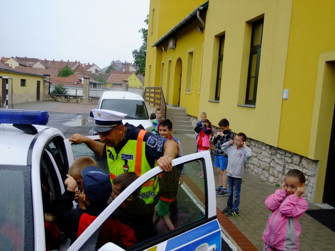 Iskolarendőr Tapolcán