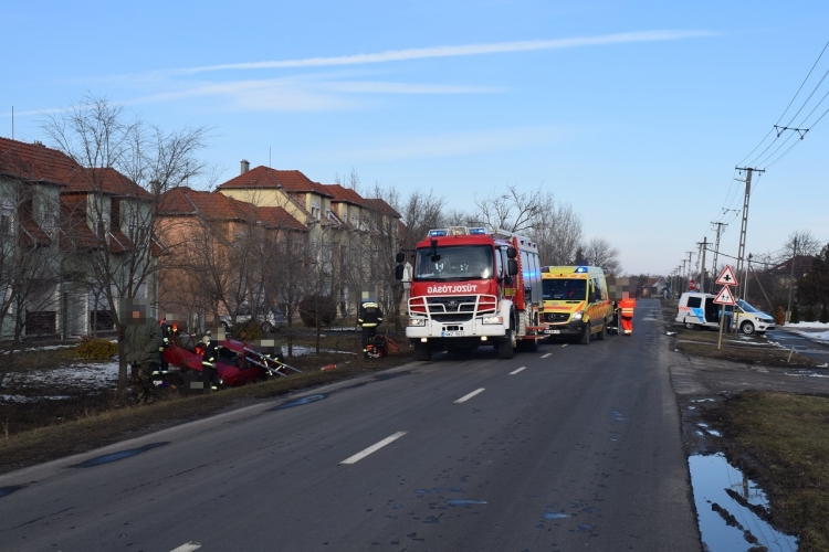 Baleset Szarvas 20190129