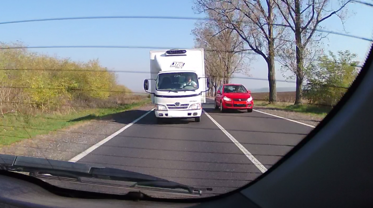 Előzés záróvonalon