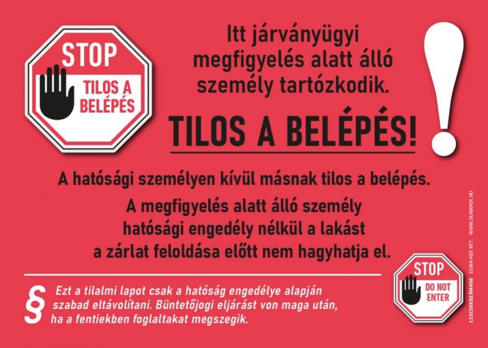 Stop! Tilos a belépés!