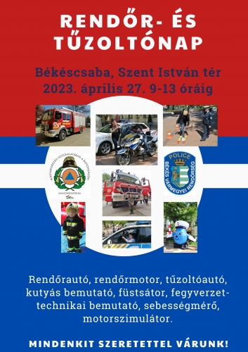 Rendőr és Tűzoltónap 2023 Békéscsaba