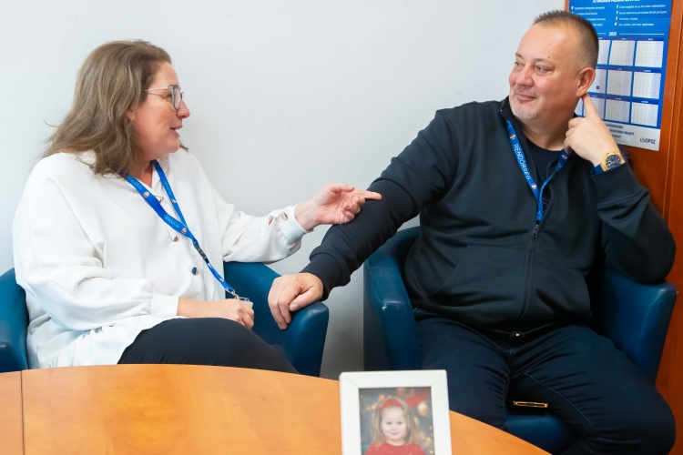 Balázs Nóra r.a. és Balázska Tibor törzszászlós