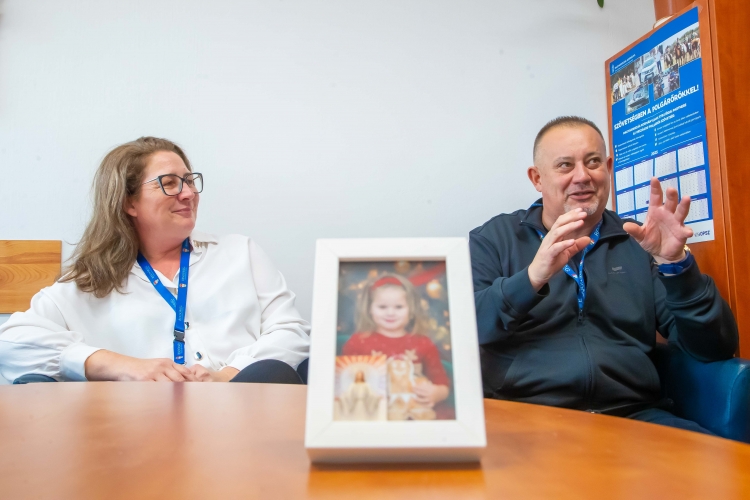 Balázs Nóra r.a. és Balázska Tibor törzszászlós