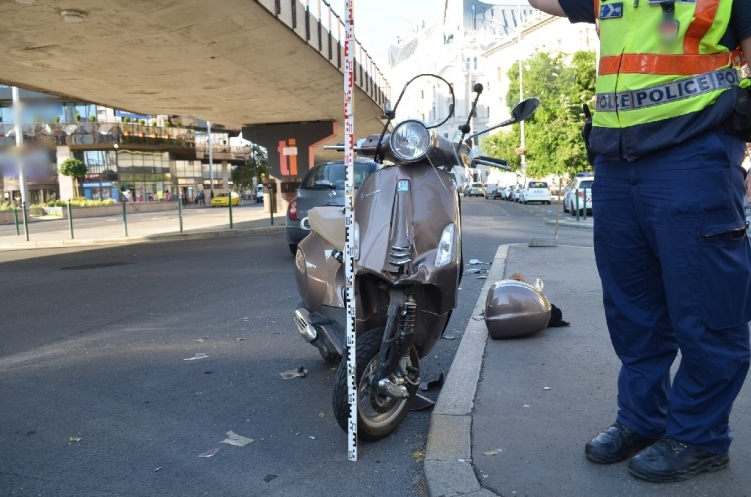 összetört motor