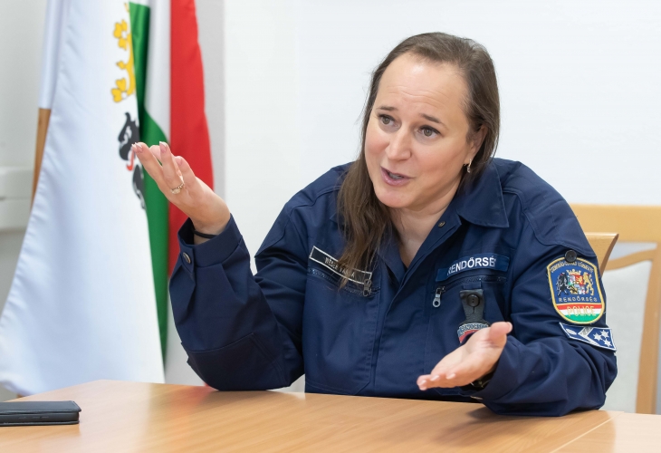 Wéber Vanda főtörzsőrmester