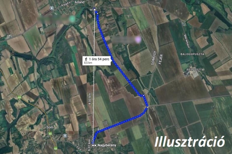Polgárőrökkel közösen kutatták fel az eltűnt nagyberényi férfit