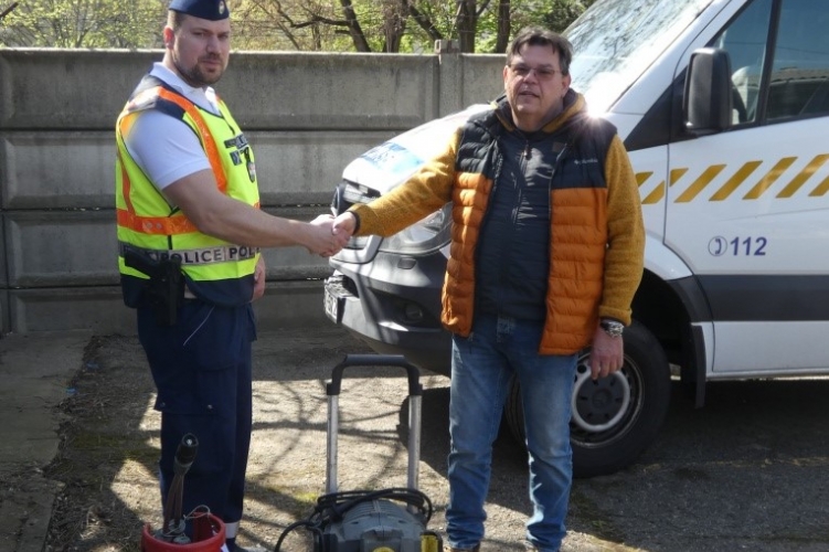 Néhány órán belül elfogták a tolvajt