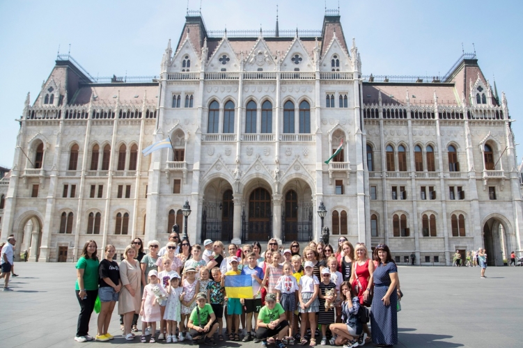 ukrán rendőrcsaládok,nyaralás,Magyarország