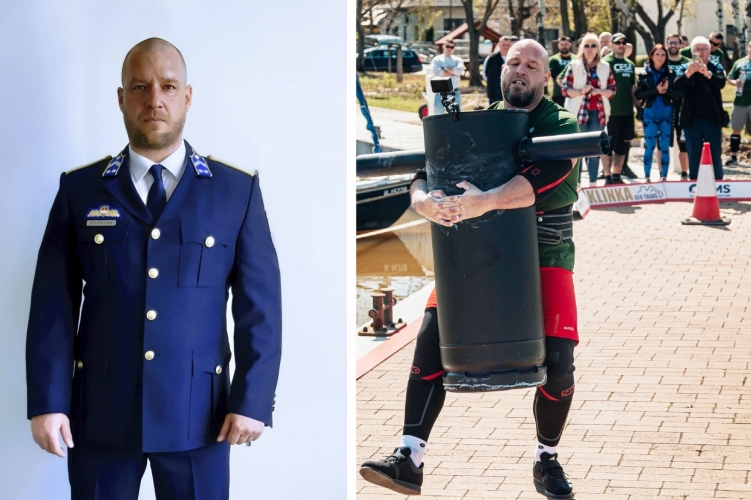 Rendőr az erős emberek versenyében